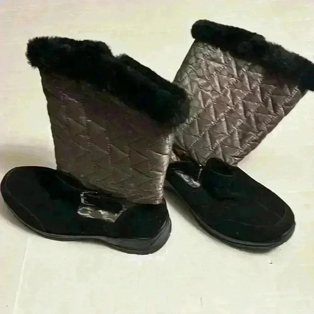 Easy Street Easy dry Boulder Waterproof Boots woman’s Shoes Size 9W - Picture 2 of 6